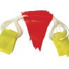 Good2Glow Bunting Cord - Day/Night, Hi Vis Orange with Yellow Reflective tags, 30m