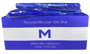 Waste Disposal - Wheelie Bin Liners 900mm x 1330mm x 30mu (200) Blue