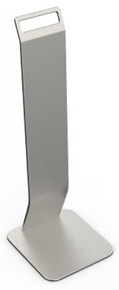 Chemical Hygiene - Wall Dispensers 180mm x 160mm x 500mm (1) Silver