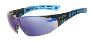 Speed Blue/Black Frame Blue Mirror Lens