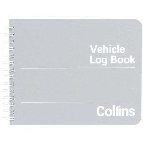 Collins Vehicle Log Book Wiro 53 Leaf 135x160mm