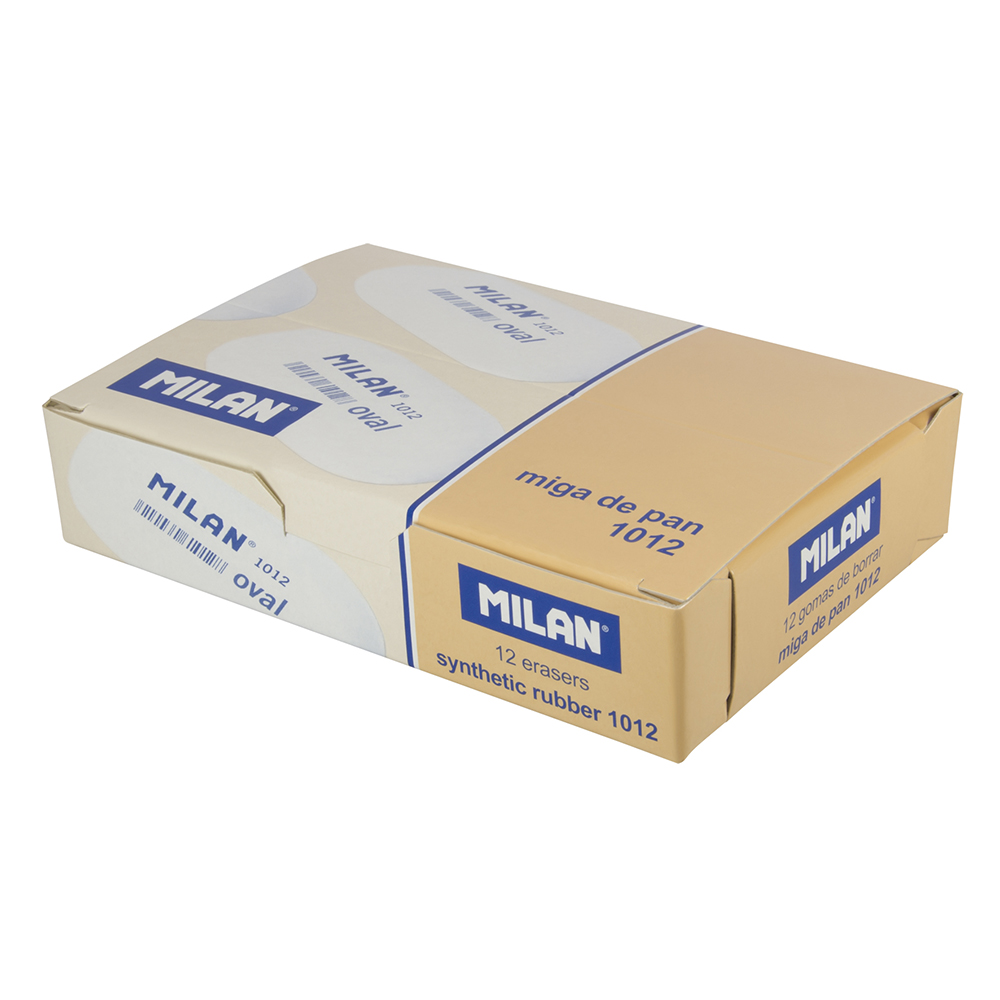 Milan Erasers 1012 Synthetic Rubber Oval