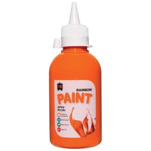 EC Paint Rainbow Acrylic Orange 250ml 227595