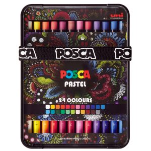 Uni Posca Pastels Assorted Set of 24