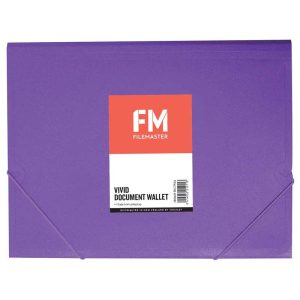 FM Document Wallet Vivid Purple Passion A4