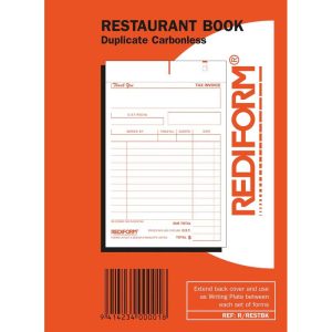 Rediform Book Restaurant R/Restbk Duplicate 50leaf