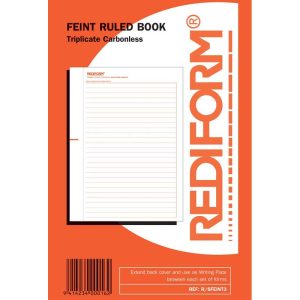 Rediform Book Feint Ruled R/Sfeint3 Triplicate 50 Leaf