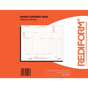 Rediform Book RTINV/3 Invoice Statement Triplicate 50 Leaf