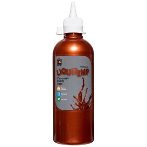 Metallic Liquitemp Poster Paint 500ml Copper