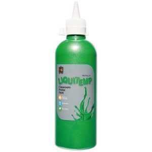Metallic Liquitemp Poster Paint 500ml Green