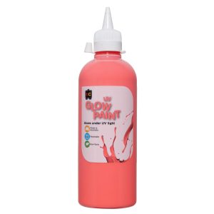 EC Paint UV Glow Scarlet 500ml
