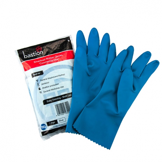 Bastion Silverline Blue Gloves