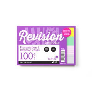 Luxpad Revision Presentation and Revision Cards 6x4 Ruled Fashion Colours