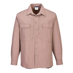 Utility Stretch Long Sleeve Shirt - MS106SAR - Sand