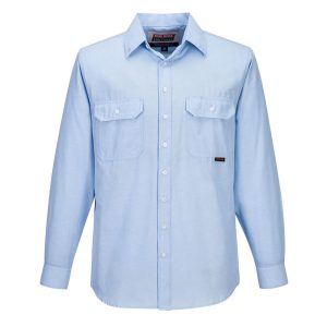 Sydney Shirt, Long Sleeve, Light Weight - MS868BLU - Blue