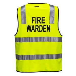 Fire Warden Zip Vest D/N - MZ104YER