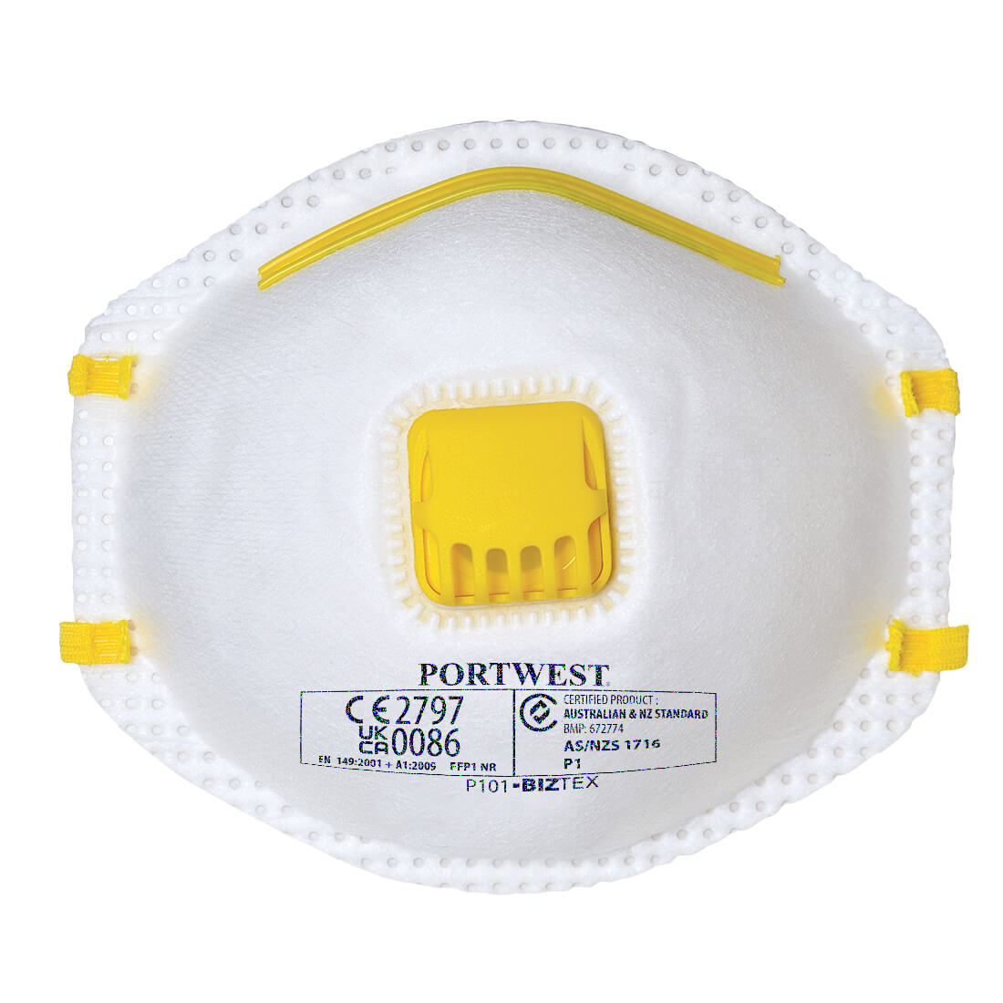 FFP1 Valved Dust Mist Respirator - P101WHR - White
