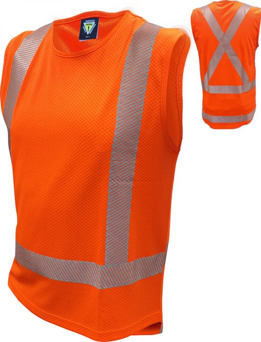 Caution TTMC-W17 Microvent Singlet - Orange - PCS1463