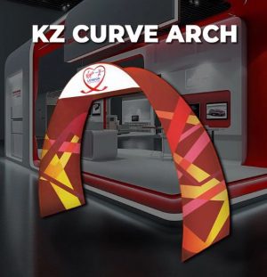 Stretch Fabric Curved Arch / Tension Fabric Replacement Double Sided Skin 2700mm x 1000mm x 600mm x 2300mm