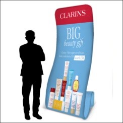 Tension Fabric Display -Snake Shape 915mm x 2280mm